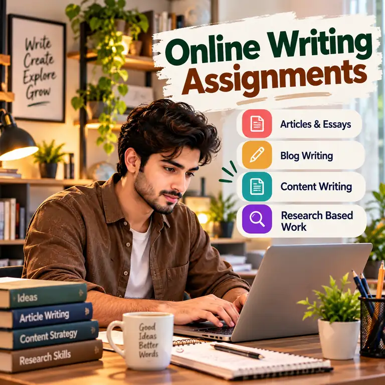 Writing & Formatting skills and project-based work illustration